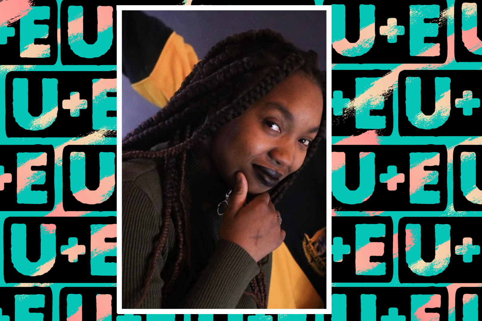 Portrait photo of Lakaiyathe lyricist in front of Virtual Concert graphic with Uplift and Elevate logos