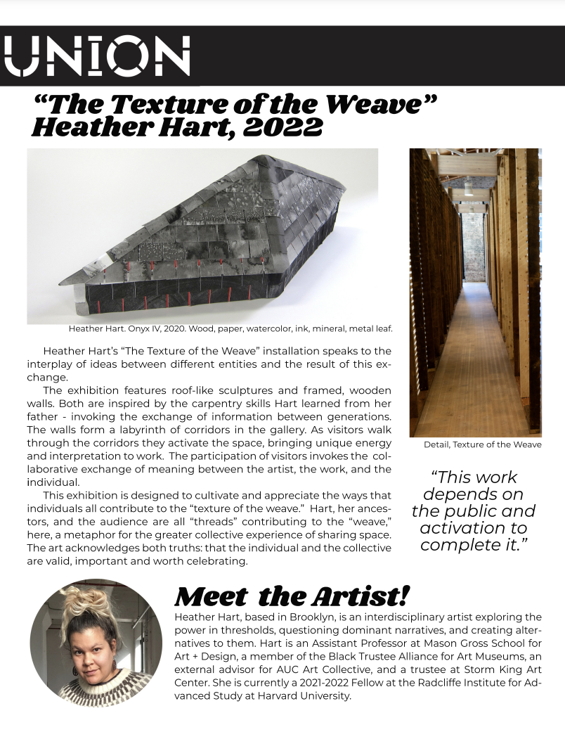Preview Image Of Heather Hart Exhibition Guide